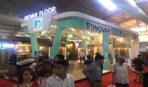 Gian hàng INOVAR FLOOR tại Vietbuild tháng 3/2018