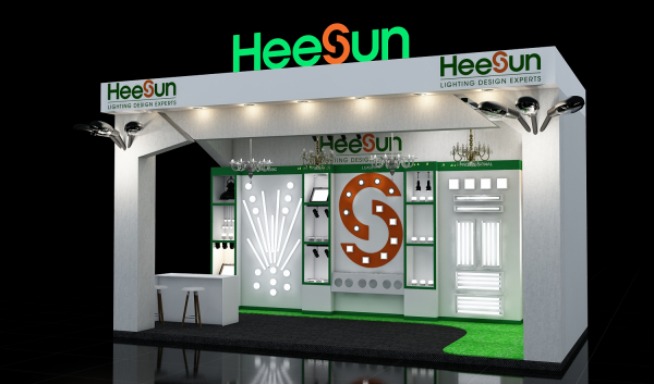 Thiết kế thi công gian hàng Heesun tại Vietbuild T3 - 2019