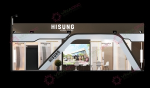 GIAN HÀNG CỬA HISUNG TẠI VIETBUILD tháng 3/2018