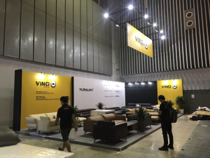 Gian hàng Sofa Vinci - Triển lãm Vietbuild Hồ Chí Minh 2018