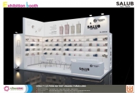 Thi công booth Salub tại Vietbeauty & Cosmobeauté Vietnam 2024