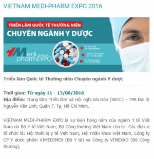 Triển lãm chuyên ngành Y Dược